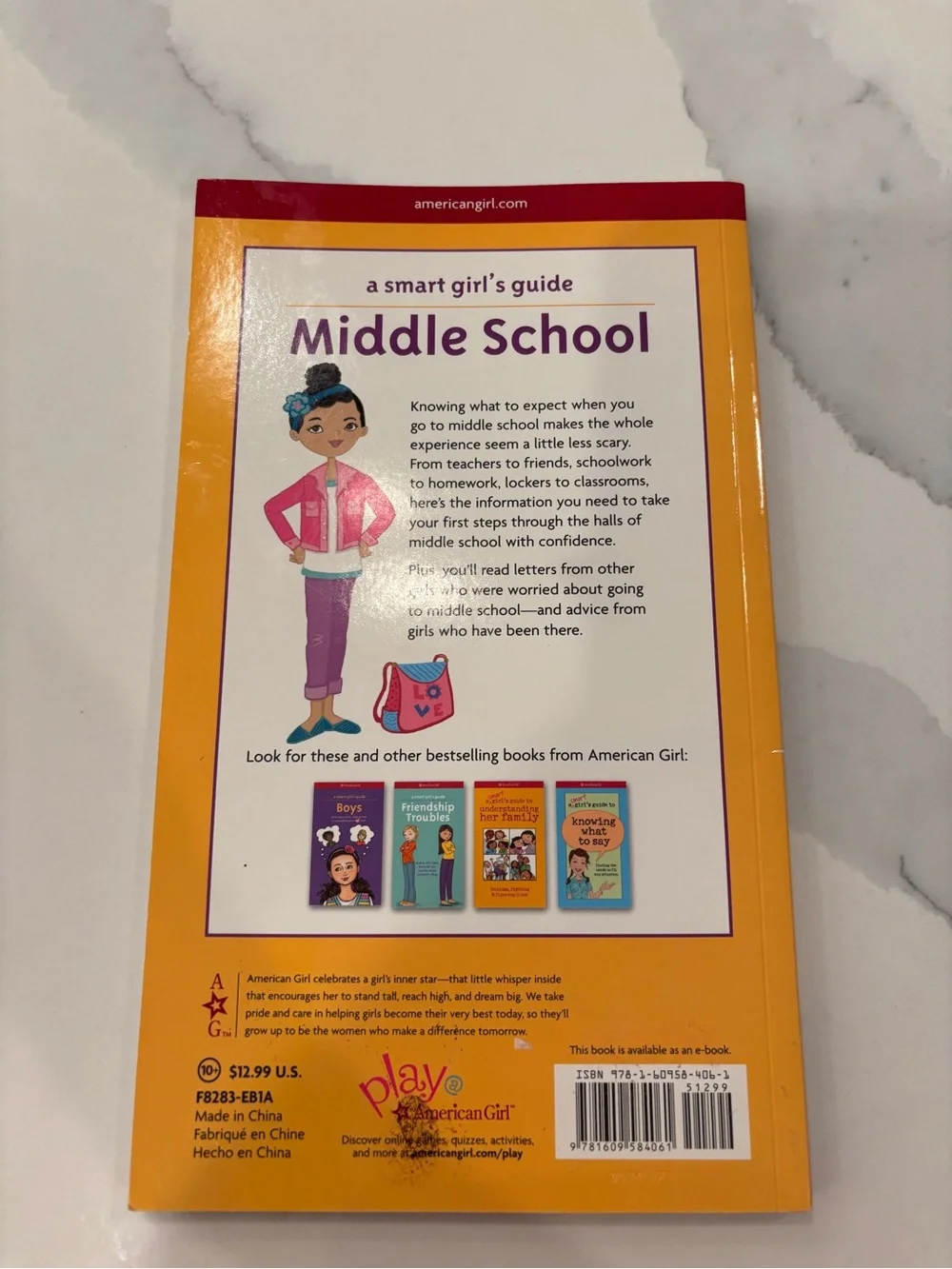 American Girl Mini Book Set - Teal, Yellow, Purple Covers